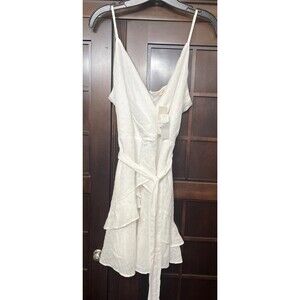 Francesca's Miami White Textured Dress Sz XL Boutique NWT $56 Fast